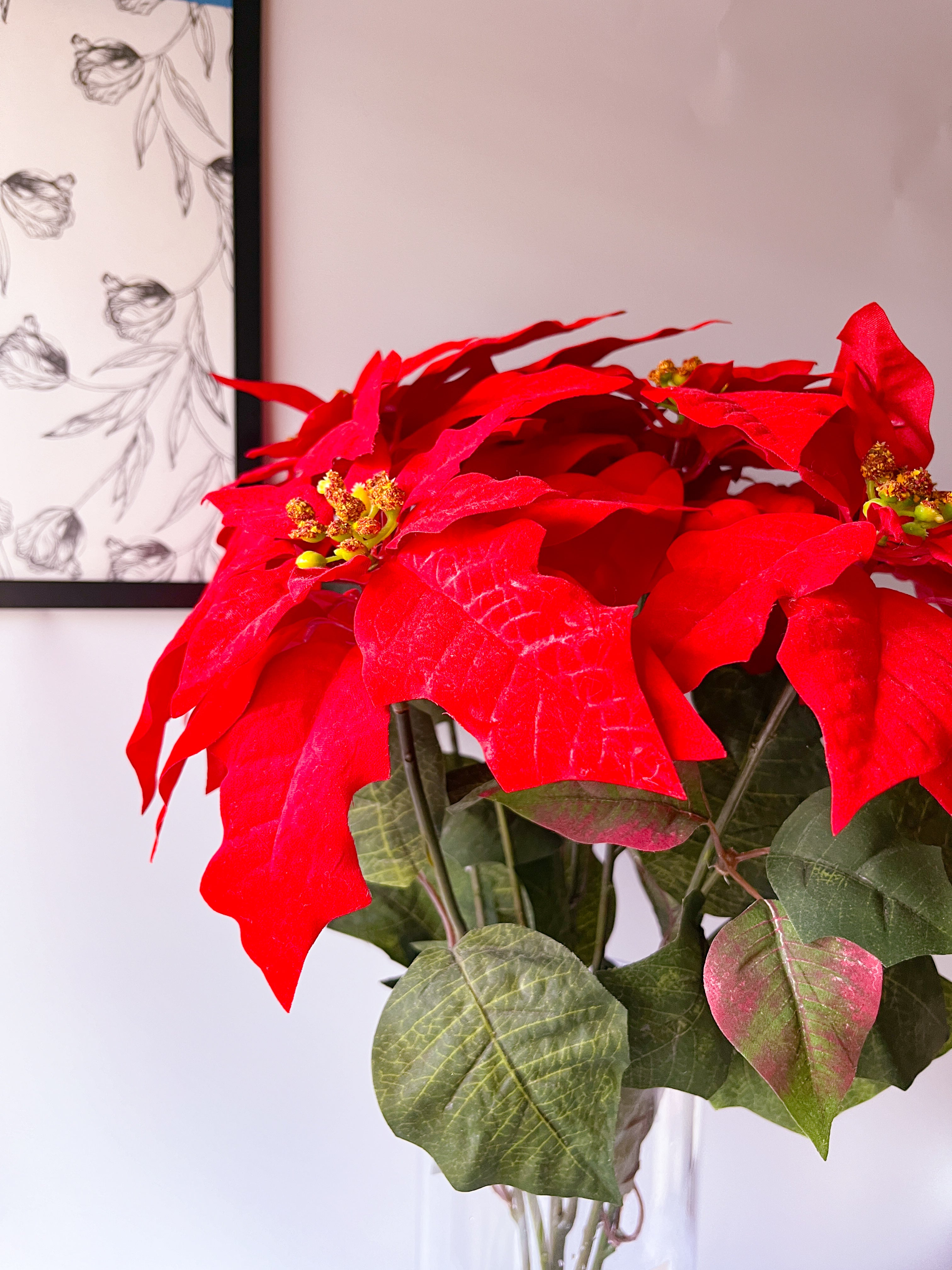 Poinsettia Rouge(ポインセチア・ルージュ)|アーティフィシャルフラワー