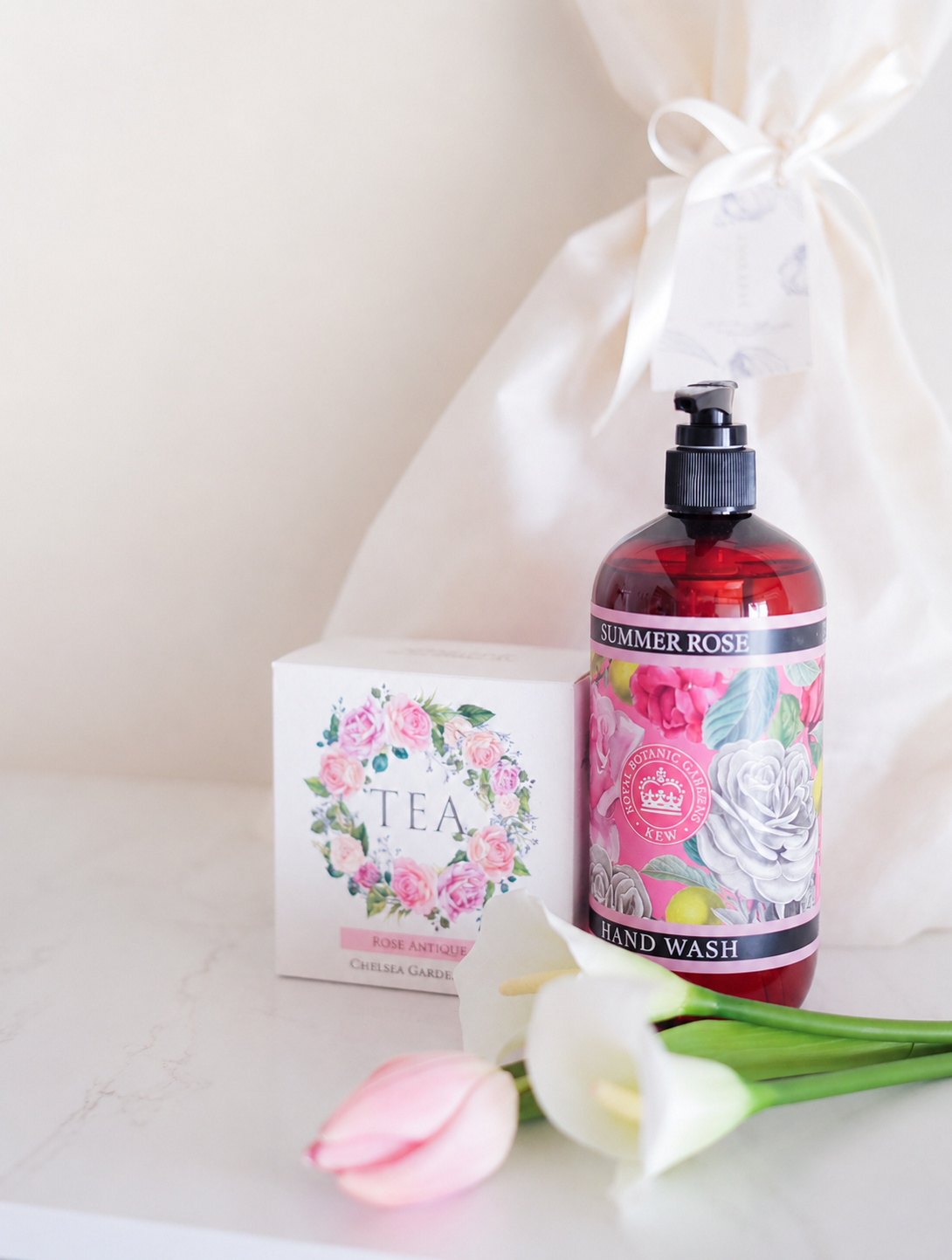 【Gift Set】Rose & Quiet Tea Time -ラッピング&ギフトバッグ付き-