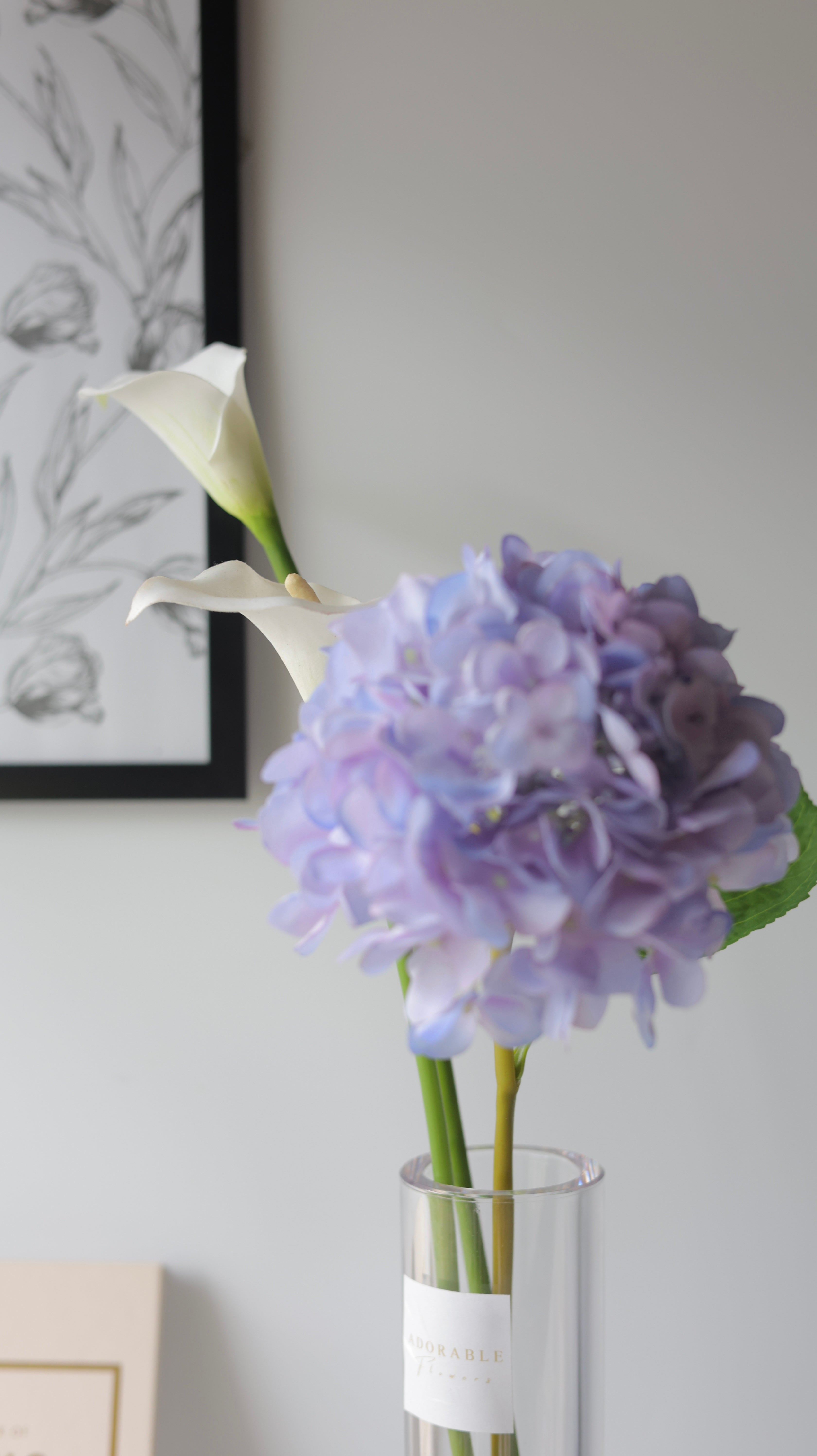 Hydrangea Dewdrop あじさい(水色)