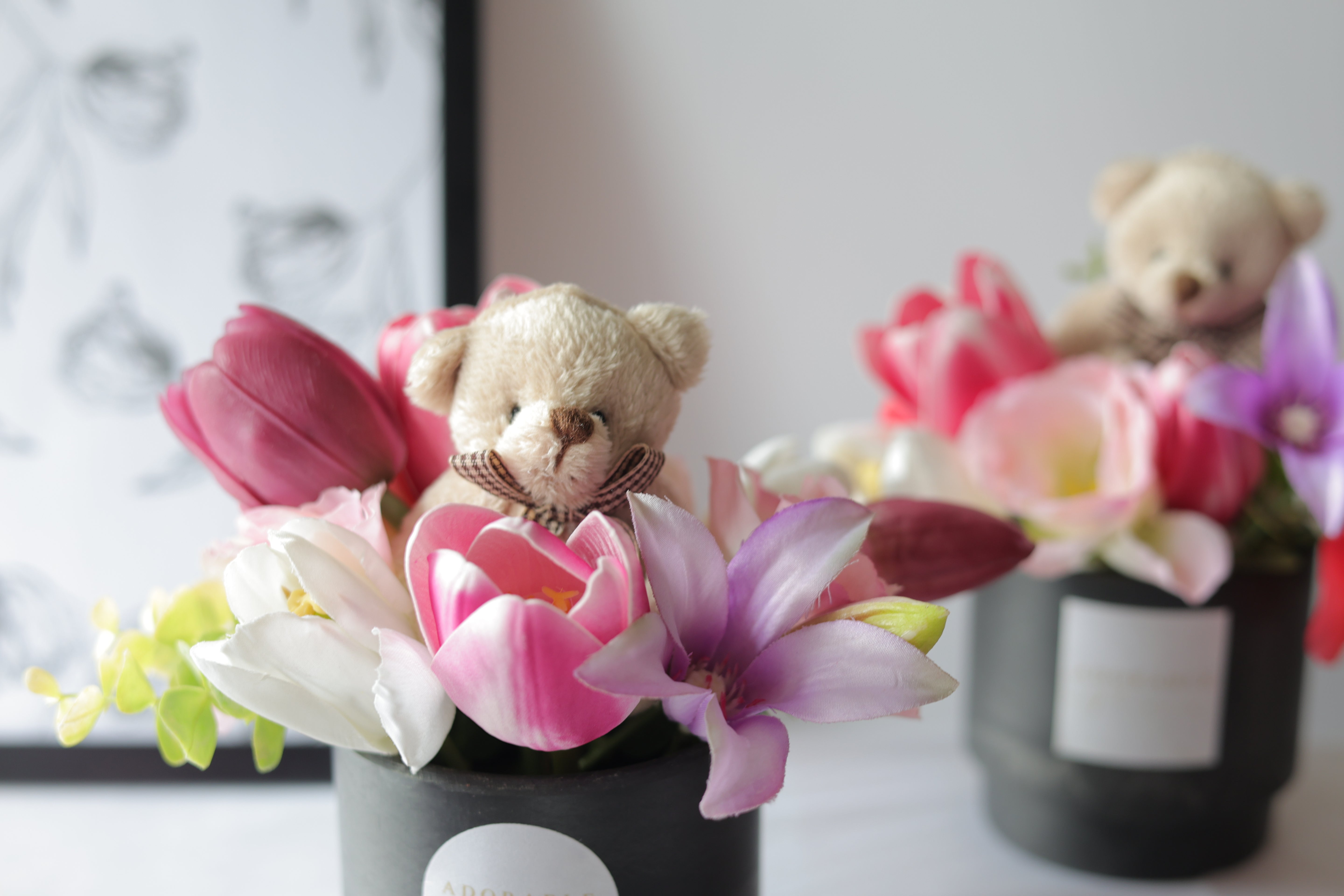 くまさんのフラワーポット