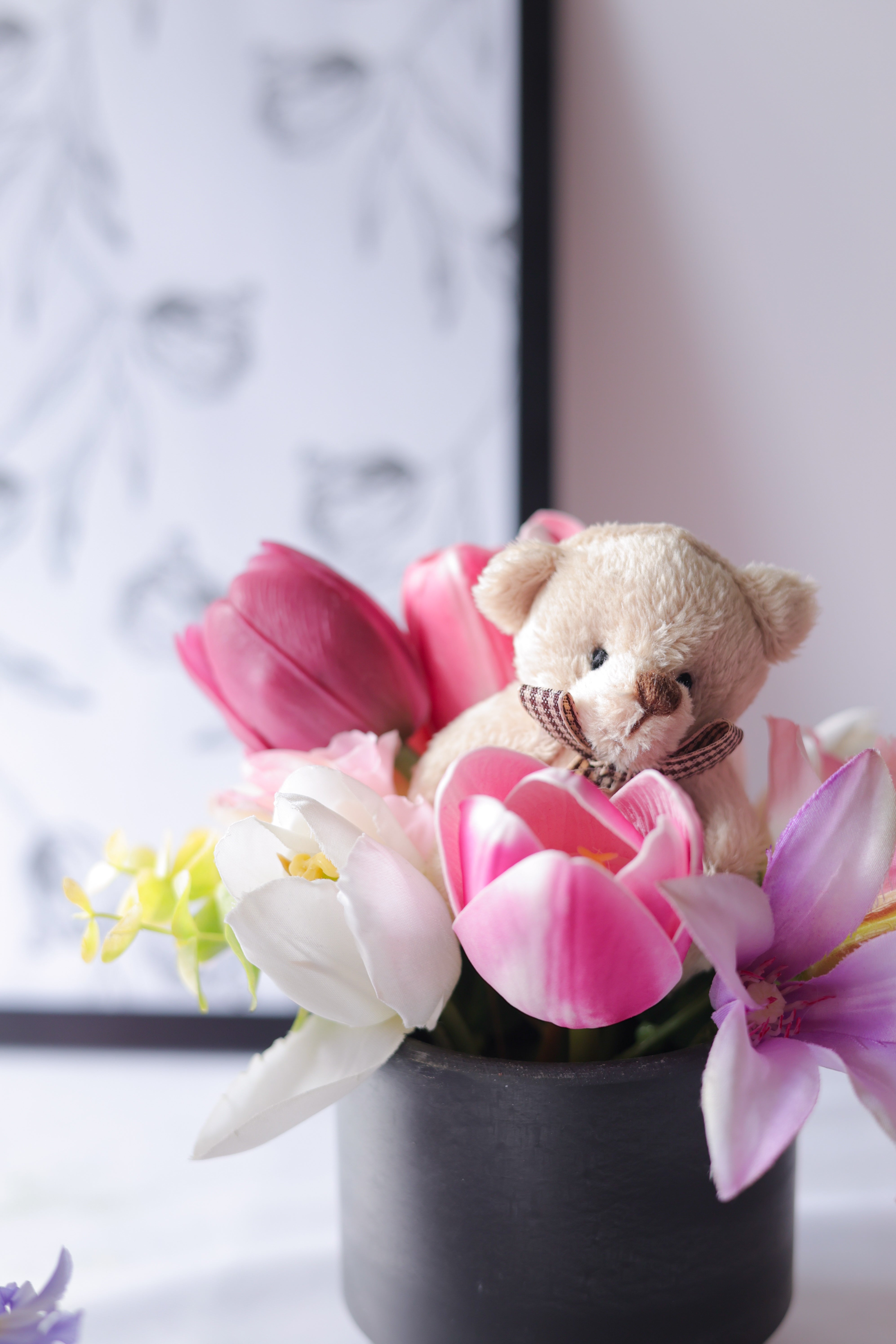 くまさんのフラワーポット