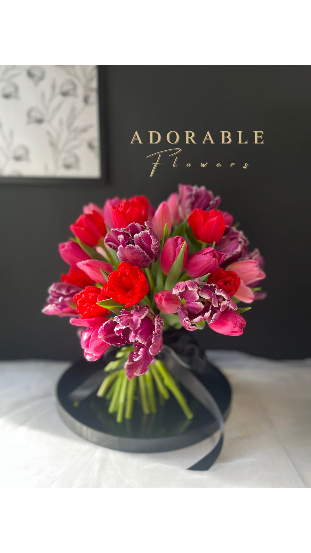 チューリップブーケ 50本