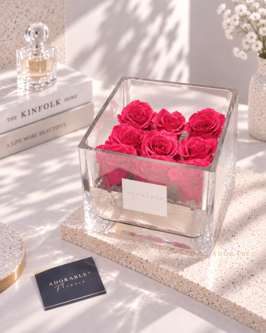 CREA CHAMPAGNE™ L |プリザーブドローズ フラワーギフト