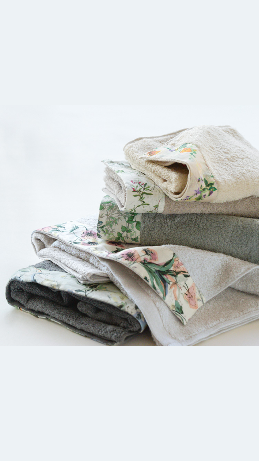 今治タオル】フェイスタオル／バスタオル 日本製 花柄