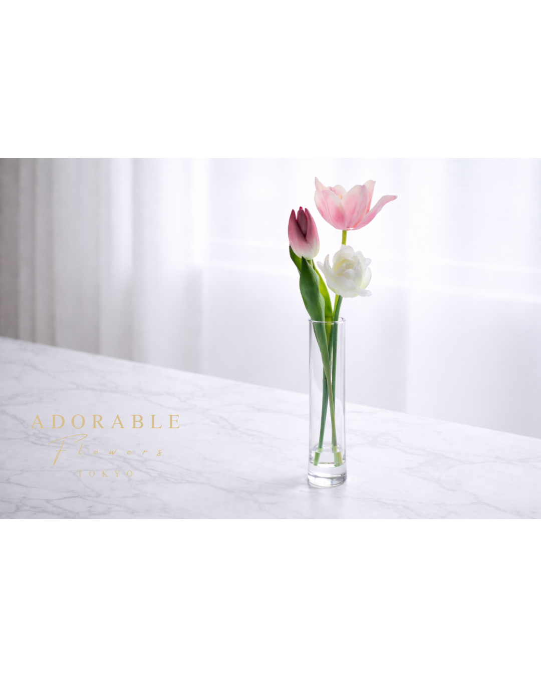 Dewdrop Tulip Series|アーティフィシャルフラワー チューリップ(固まる水)