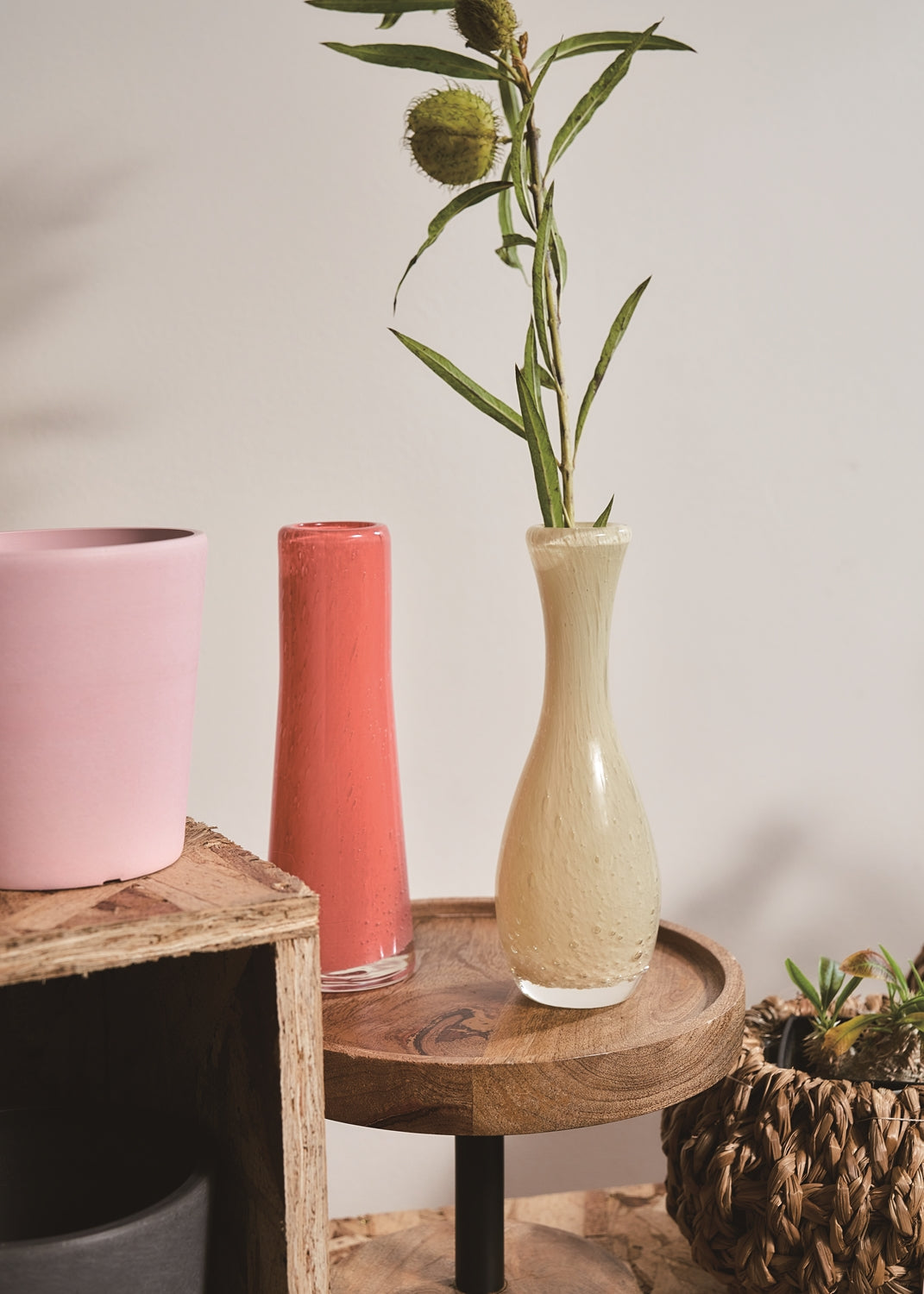 フラワーベース スリムモンベル マゼンタ