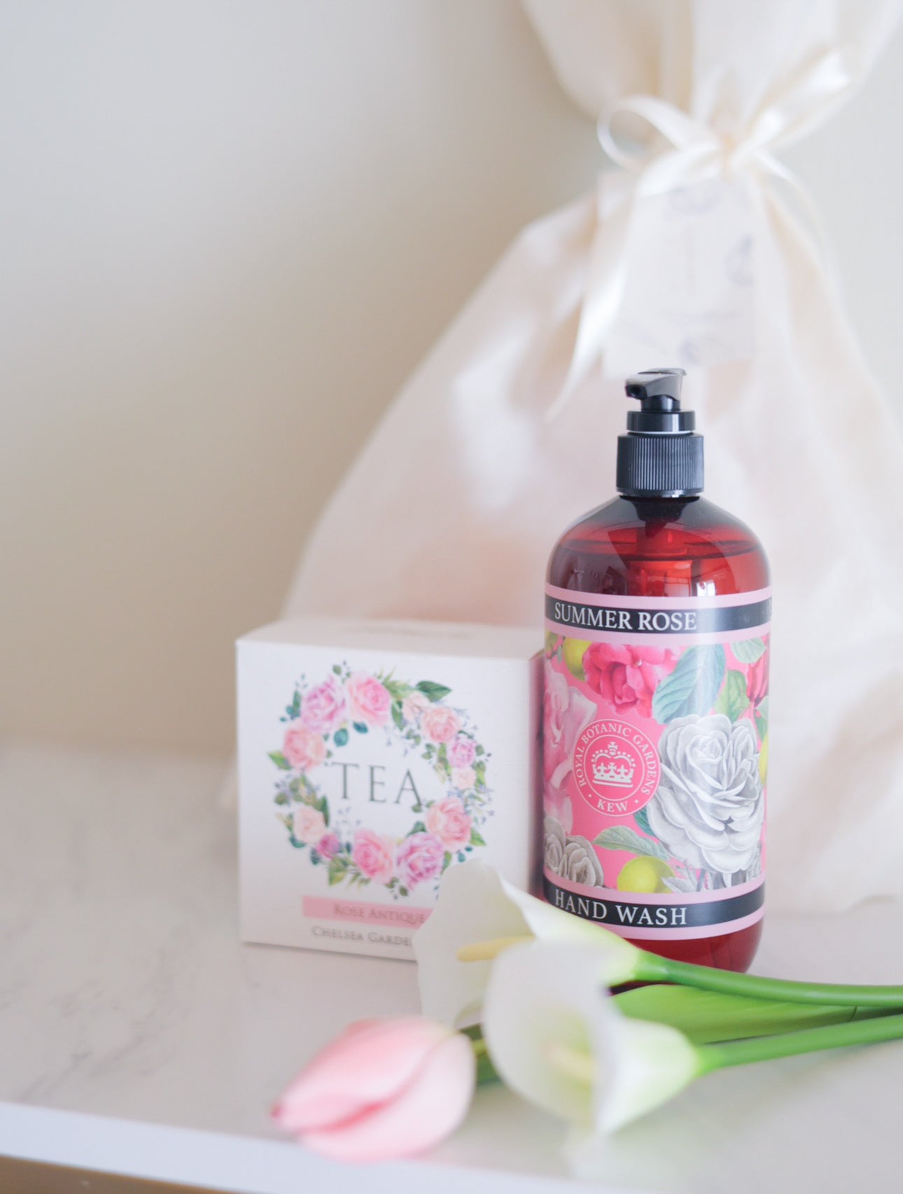 【Gift Set】Rose & Quiet Tea Time -ラッピング&ギフトバッグ付き-