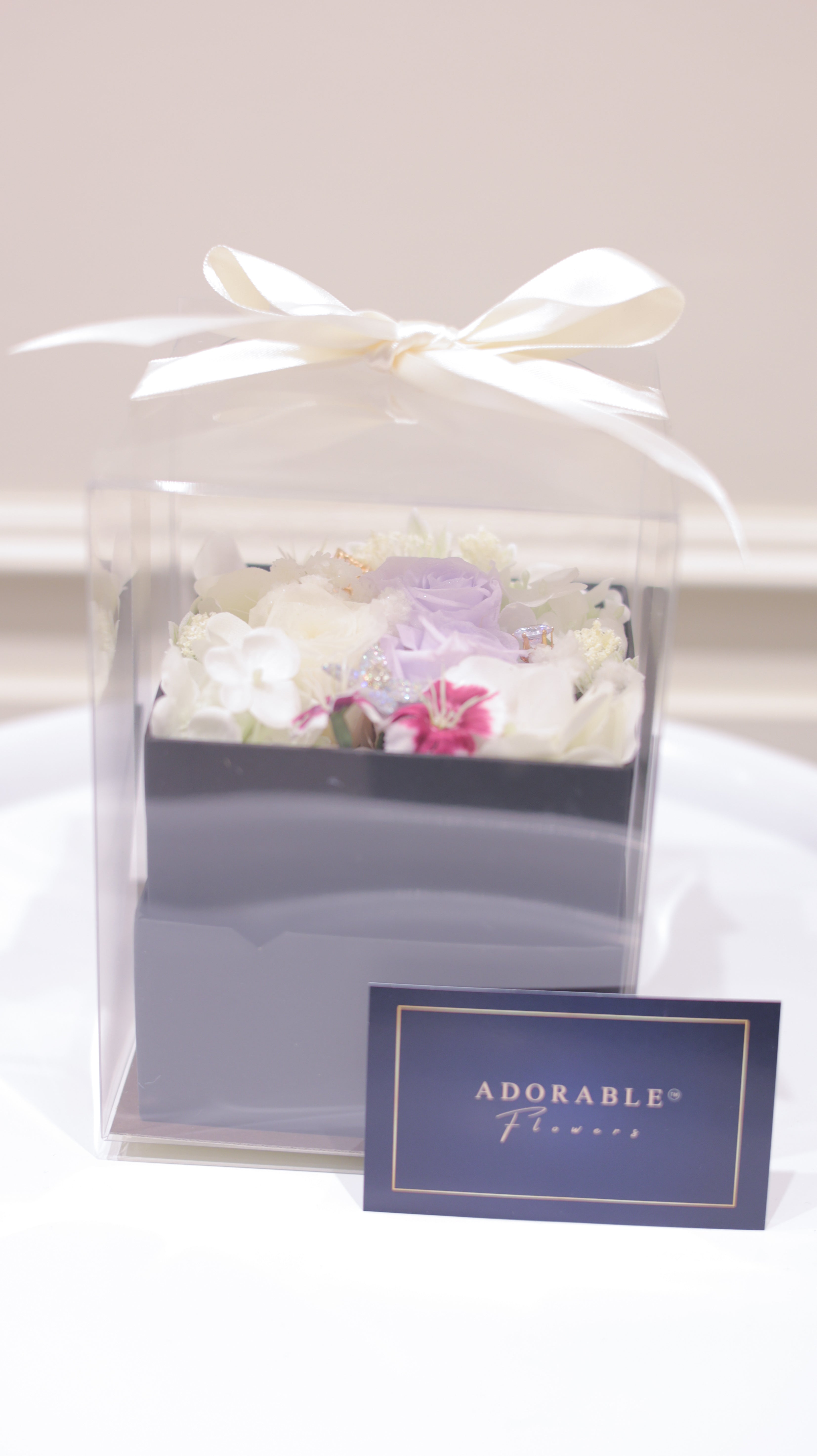 紫月コレクション　エフェメール・エテルネル（ボックスフラワー）ギフトボックス入り