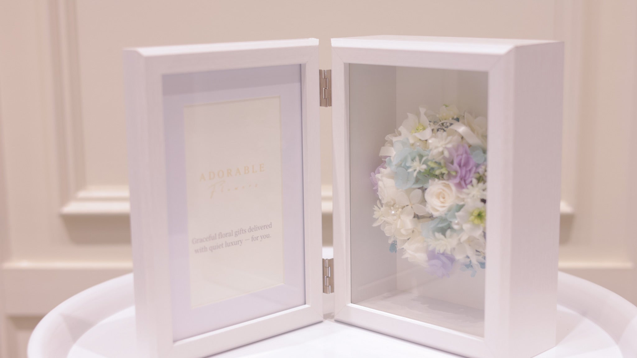 フラワーフォトフレーム