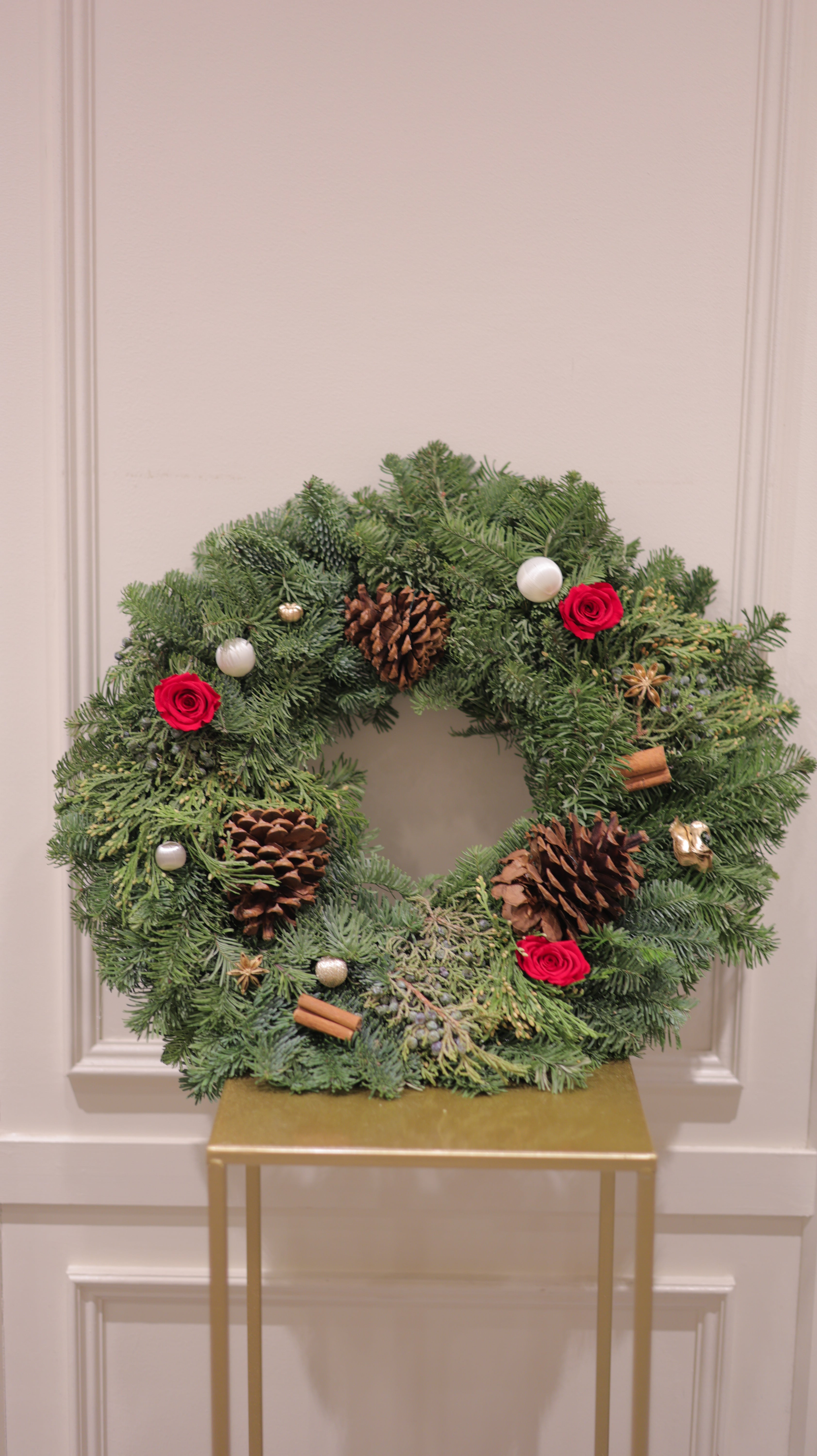 Fresh Big Wreath ｜フローリストおまかせ・プリザーブド付き