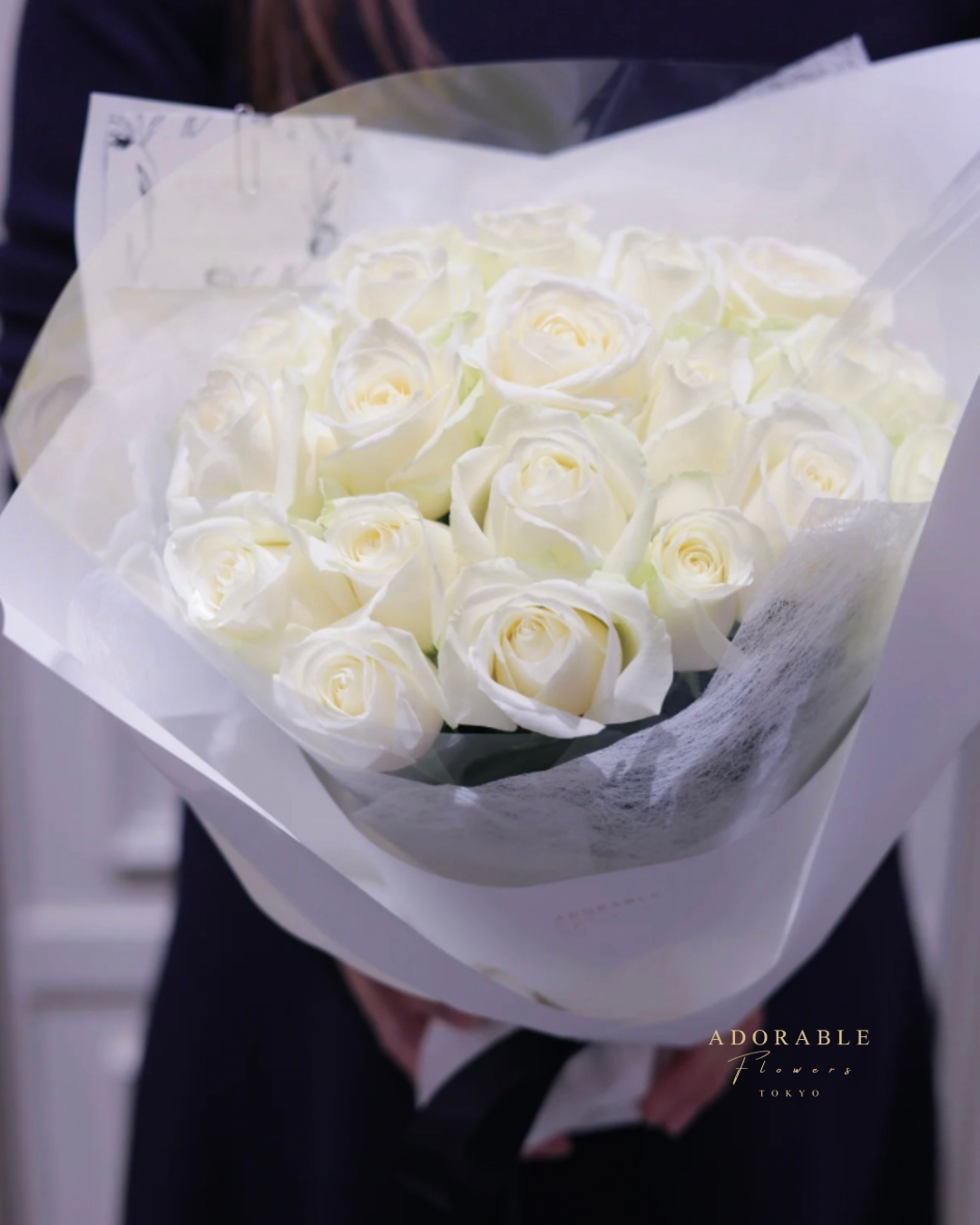 Adorable Rose Selection｜白バラのブーケ